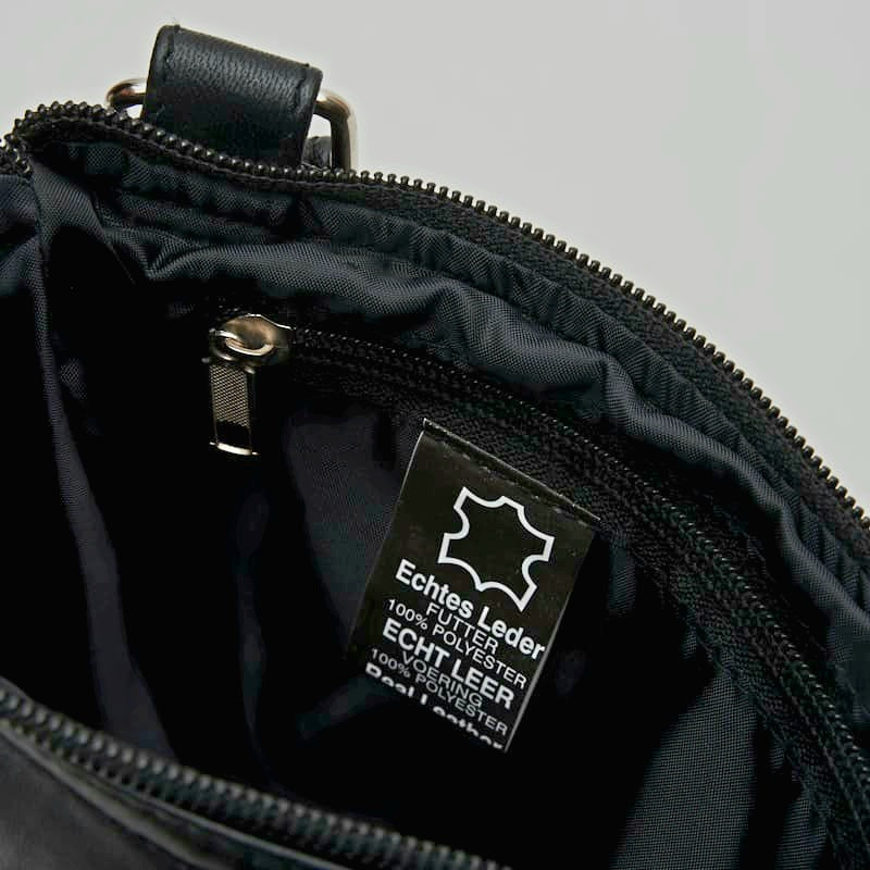 Genuine Leather Women Essential Sling Bag- Black