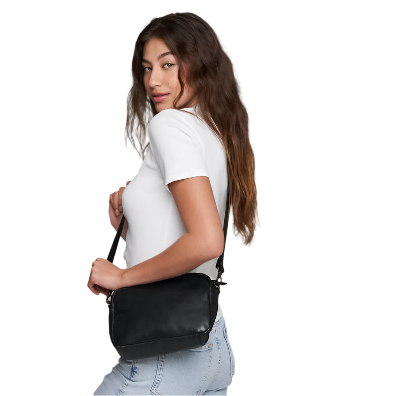 Women's Genuine Leather "Donna" Boxy Sling Bag