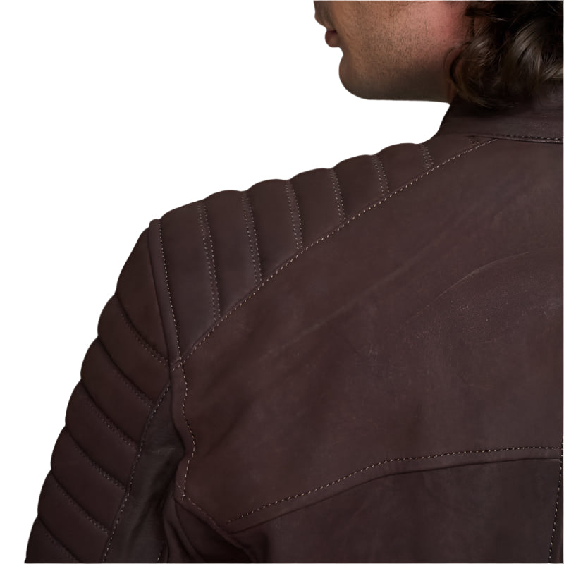 Men's Billy-J Choc Brown-Snuff Leather Jacket