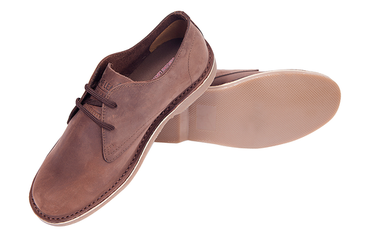 Supreme Leather Men's Genuine Leather Brown Desert Shoe