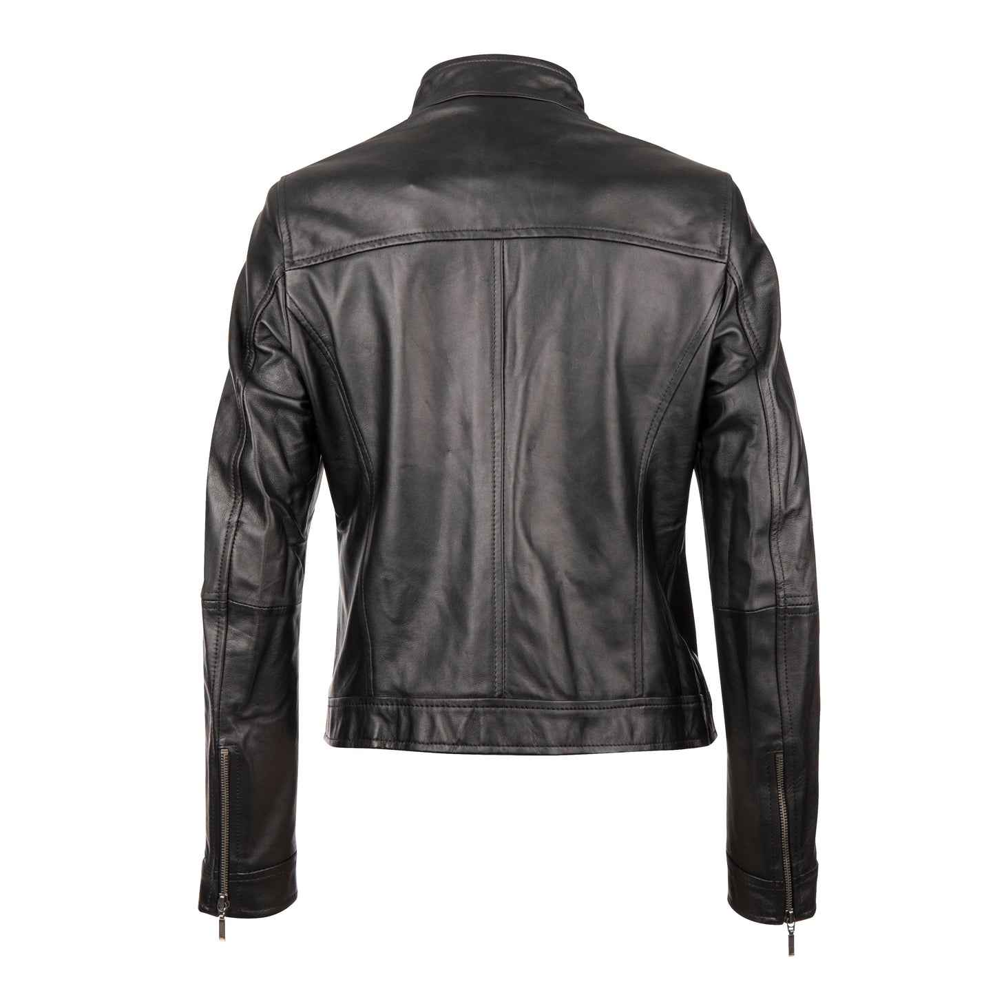 Women's Nube Classic Black Leather Jacket