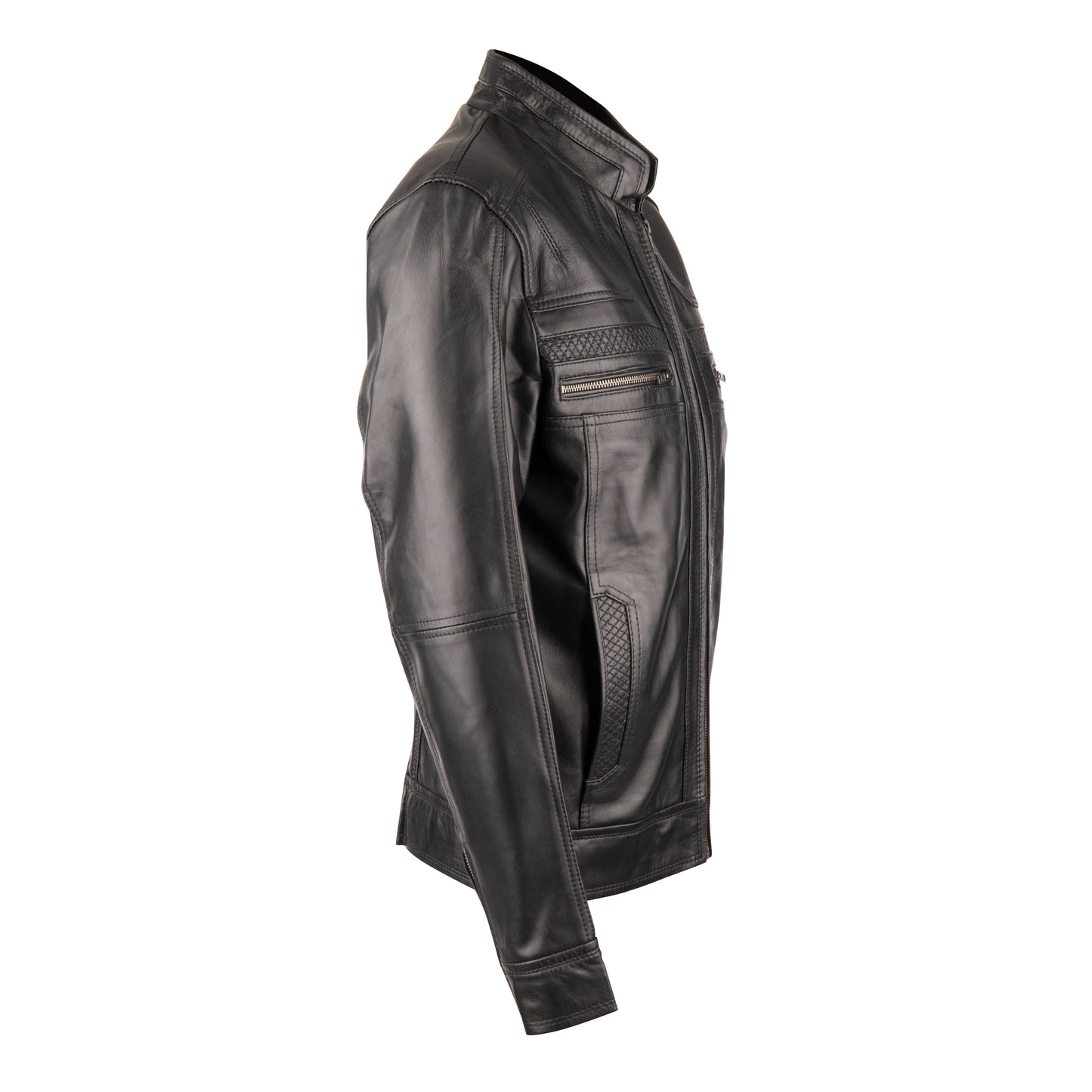 Men's Elliot Classic Black Leather Jacket