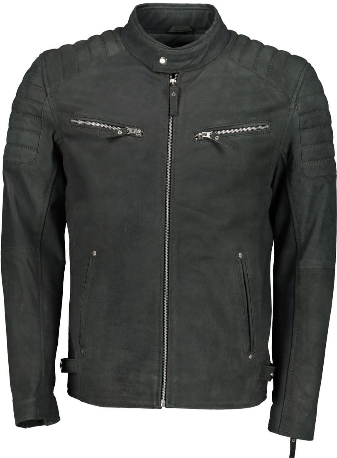 Men's Jhonny Olive-Snuff Leather Jacket
