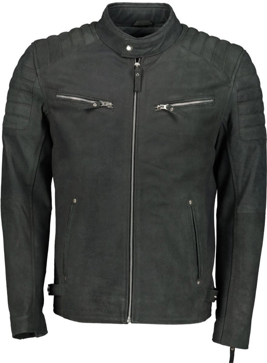 Men's Jhonny Olive-Snuff Leather Jacket