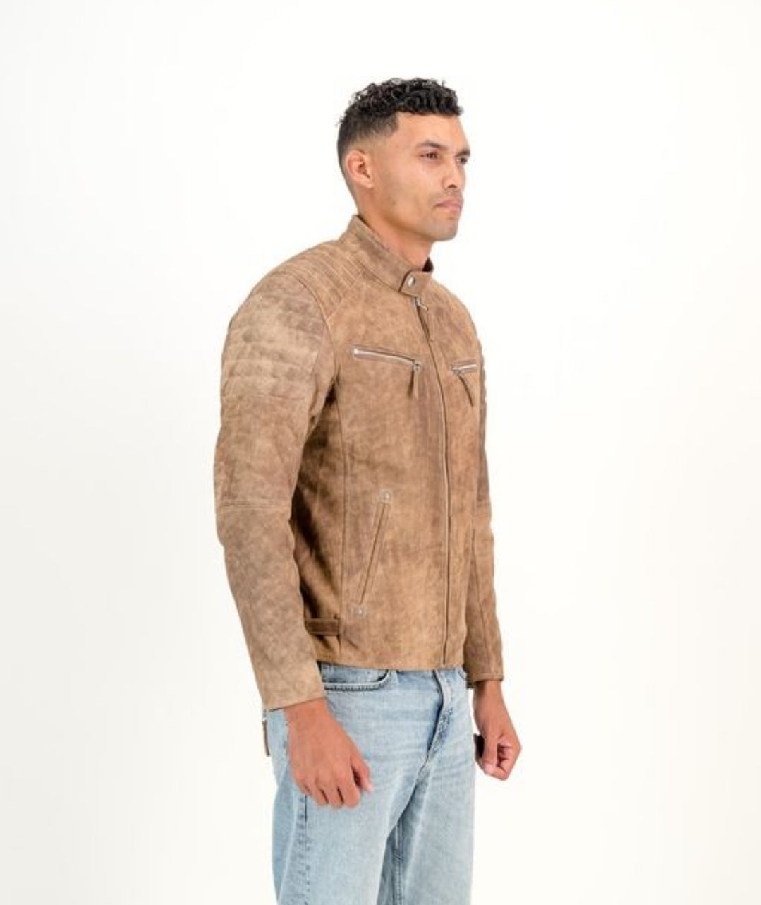 Men's Billy-J Rusty Brown-Snuff Leather Jacket