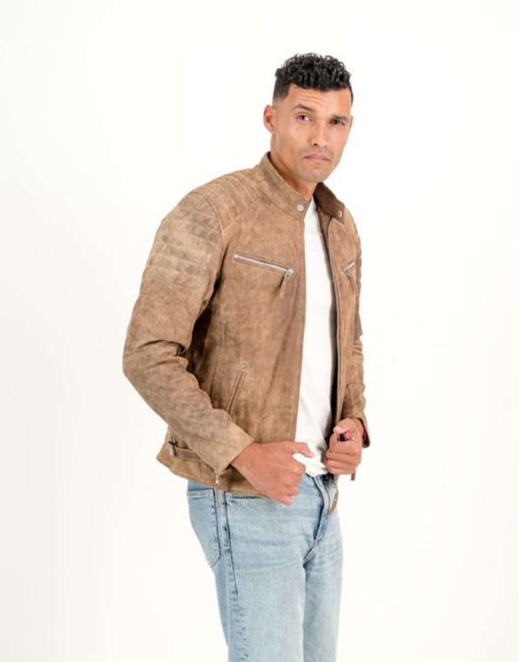Men's Billy-J Rusty Brown-Snuff Leather Jacket