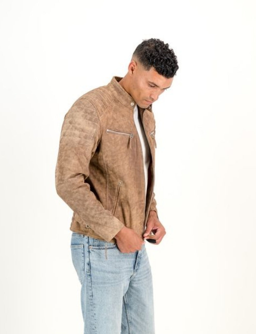 Men's Billy-J Rusty Brown-Snuff Leather Jacket