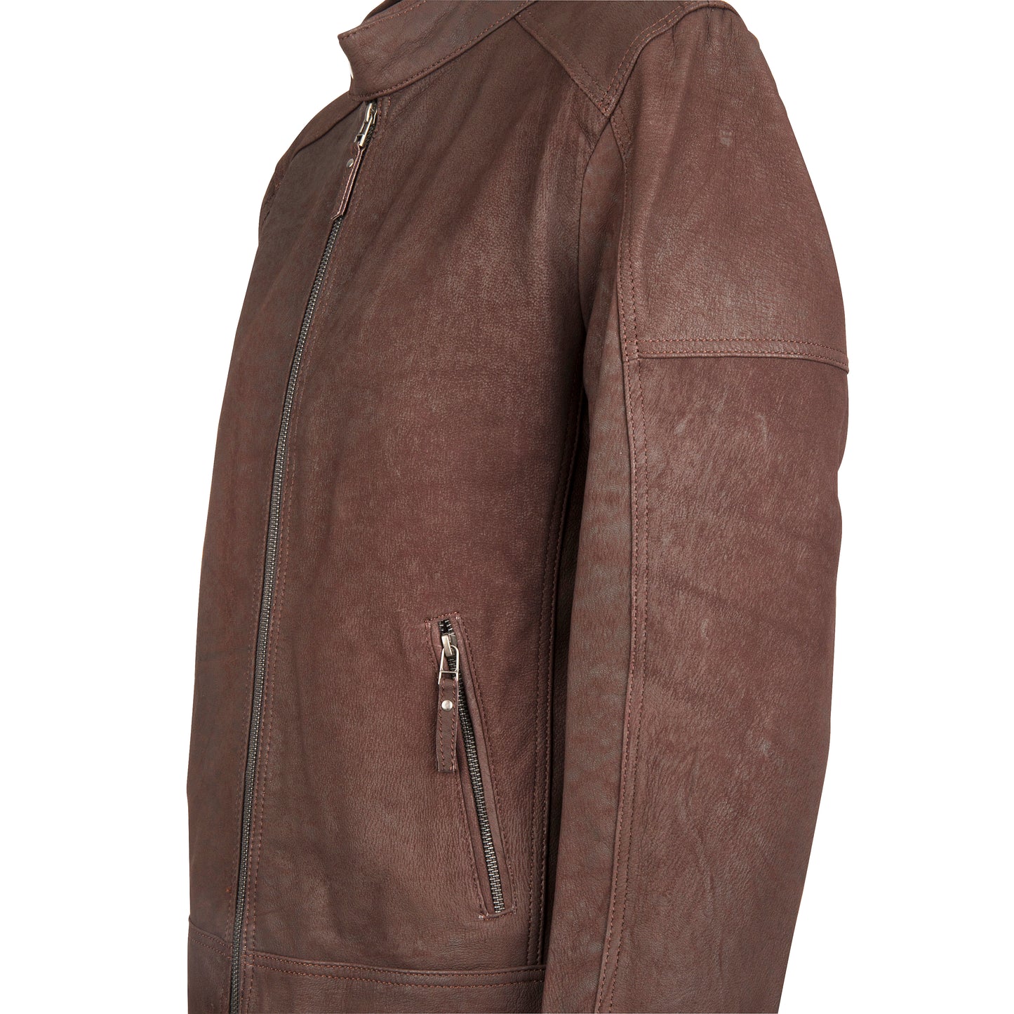 Men's  Sutherland Classic Brown-Snuff Leather Jacket,