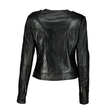 Luna Biker  Black Leather Jacket