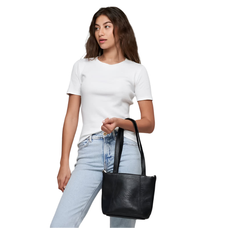 Genuine Leather women Medium Tote Bag