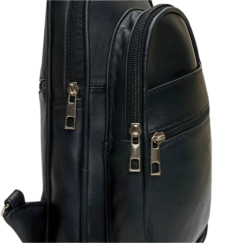 Genuine Leather Multi Crossbody Bag