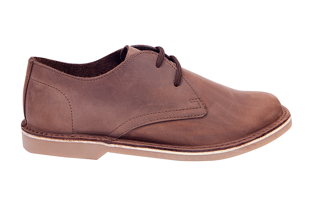 Supreme Leather Men's Genuine Leather Brown Desert Shoe