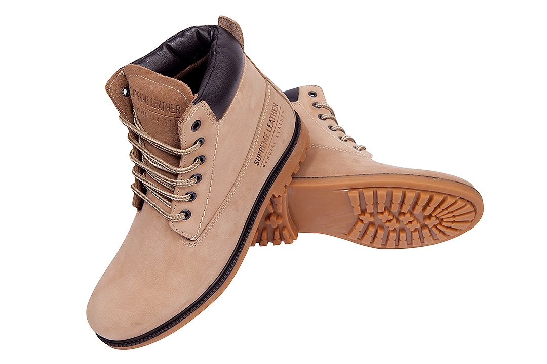 Supreme Leather Men's Genuine Leather Hunter Honey Lace-Up Boots