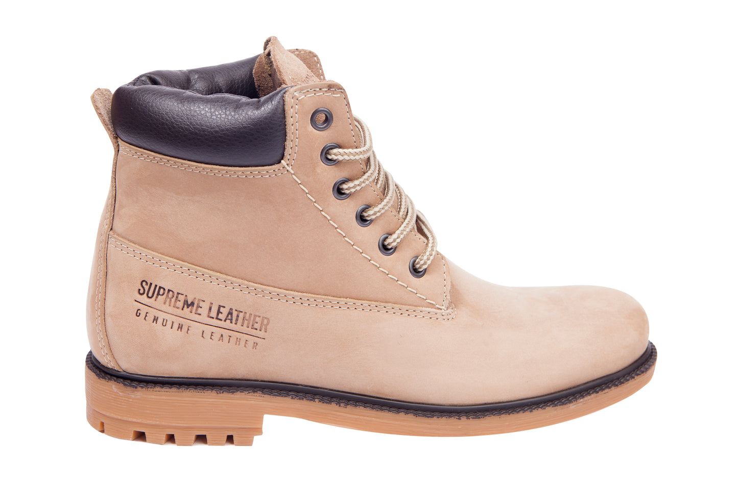 Supreme Leather Men's Genuine Leather Hunter Honey Lace-Up Boots