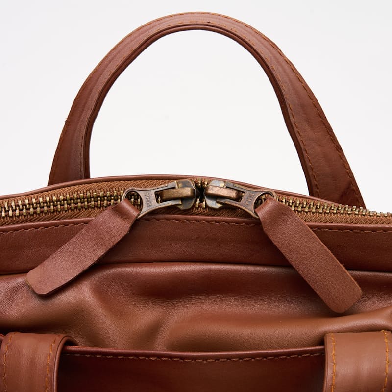 Unisex Genuine Leather Billy Laptop Bag