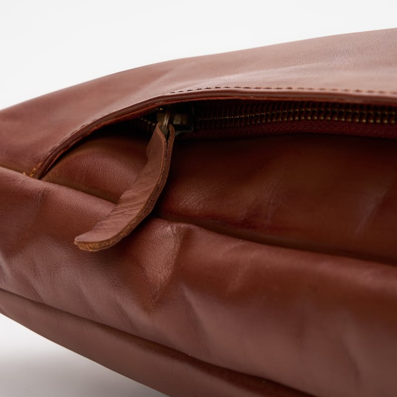 Unisex Genuine Leather Billy Laptop Bag