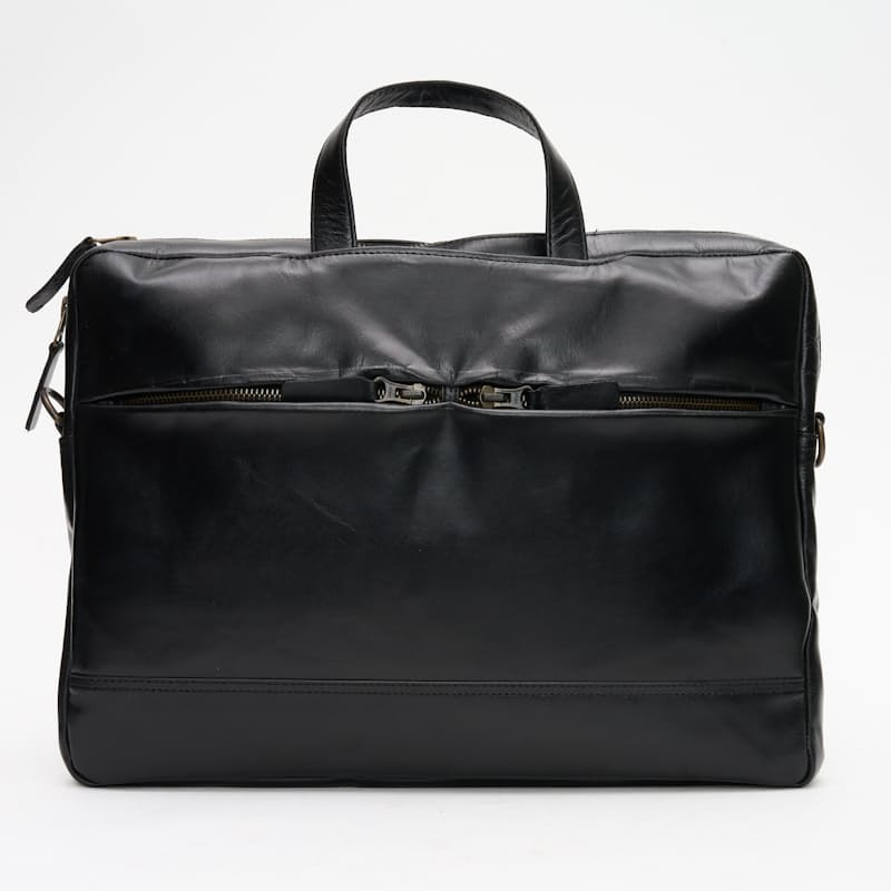 Unisex Genuine Leather Billy Laptop Bag