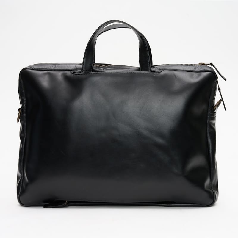 Unisex Genuine Leather Billy Laptop Bag