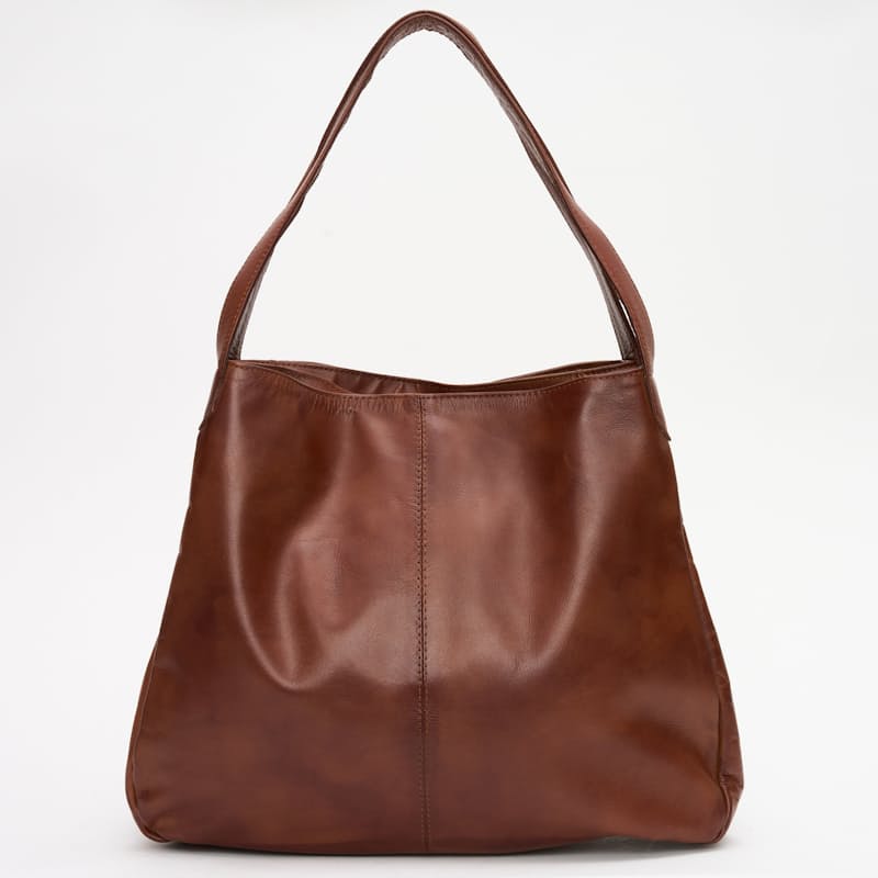 Genuine Leather Bella Slouch Handbag