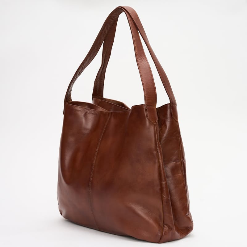 Genuine Leather Bella Slouch Handbag