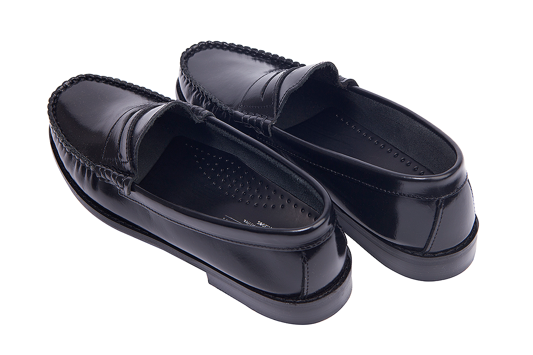 Supreme Leather Classic Penny Loafer – Black