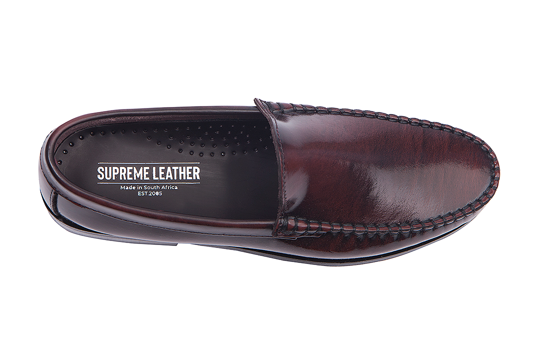 Supreme Leather Classic Loafer – Burgundy
