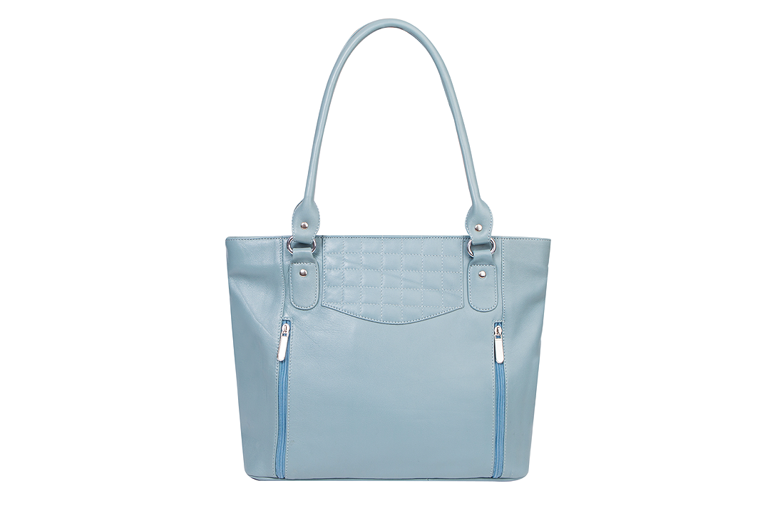 Women's Genuine Leather  Lamb Skin Tote Handbag