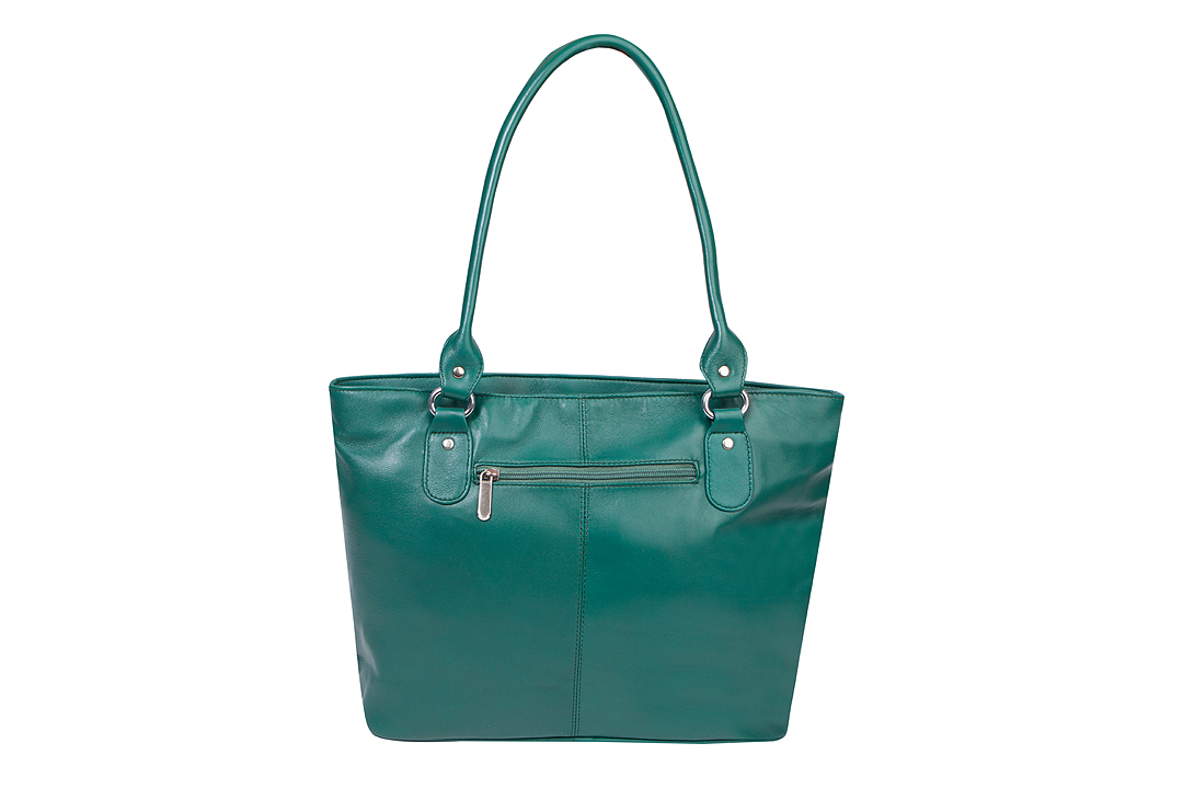 Women's Genuine Leather  Lamb Skin Tote Handbag