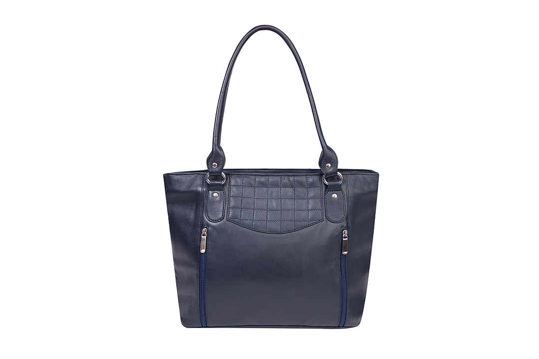Women's Genuine Leather  Lamb Skin Tote Handbag