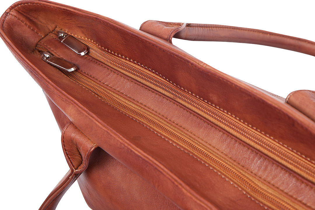 Women's Classic Lambskin Leather Tote Bag