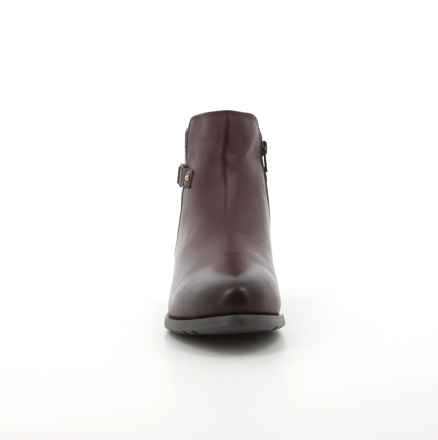 Hush Puppies Women's Lucie Leather Burgundy Ankle Boot