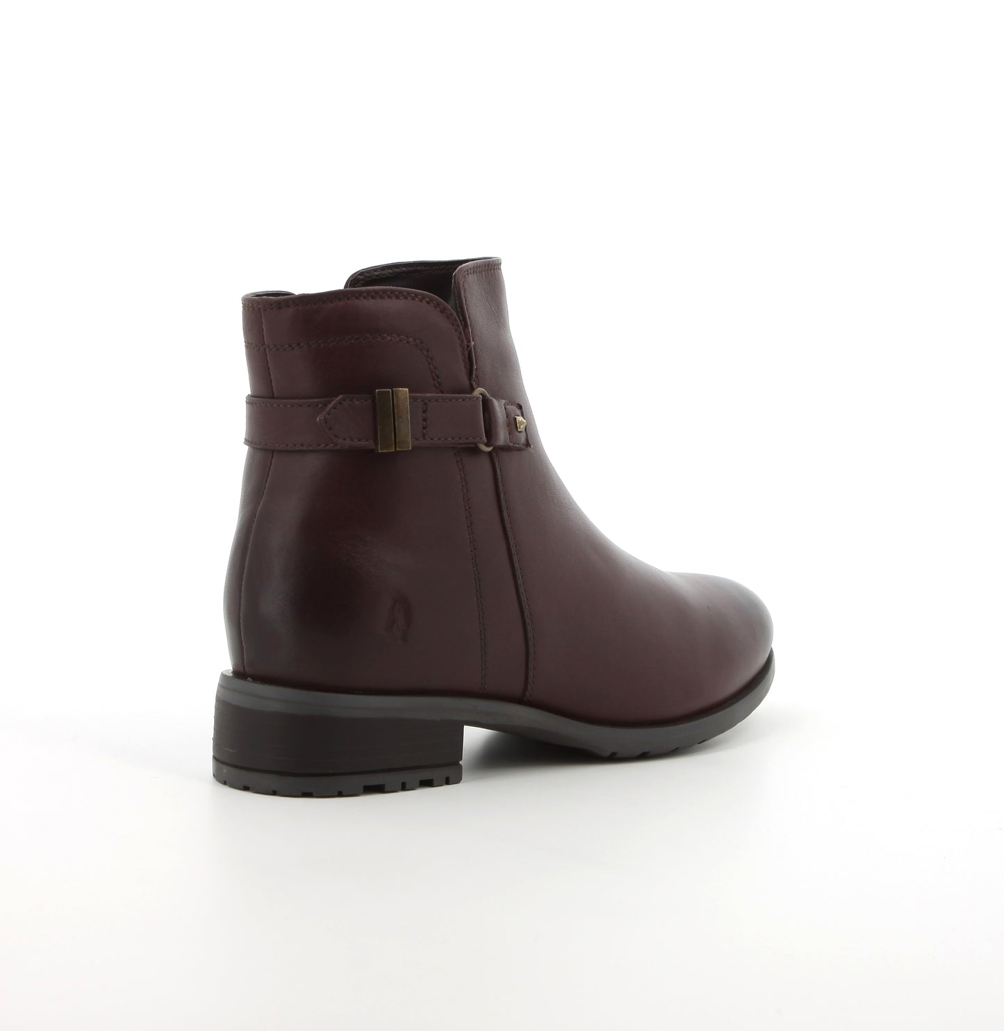 Hush Puppies Women's Lucie Leather Burgundy Ankle Boot