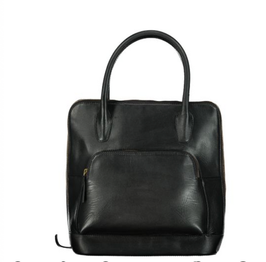 The Match Bag - Supreme Leather Handbag - Black