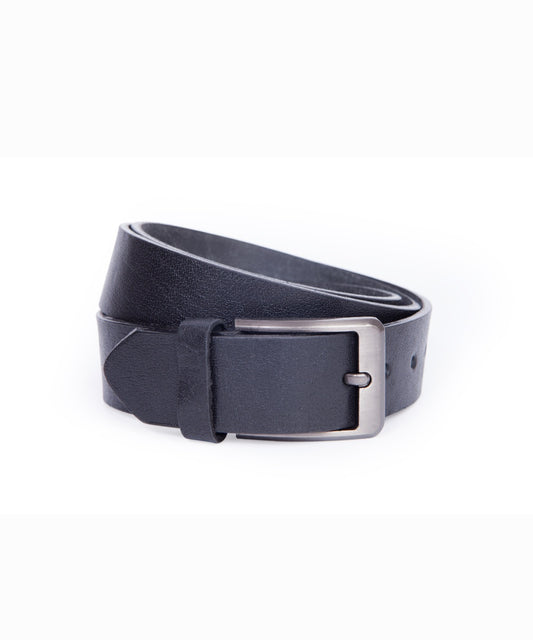 SUPREME LEATHER Unisex Leather Casual Belt- Black