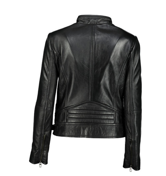 Women's Bella Black 100% Nappa Leather Jacket